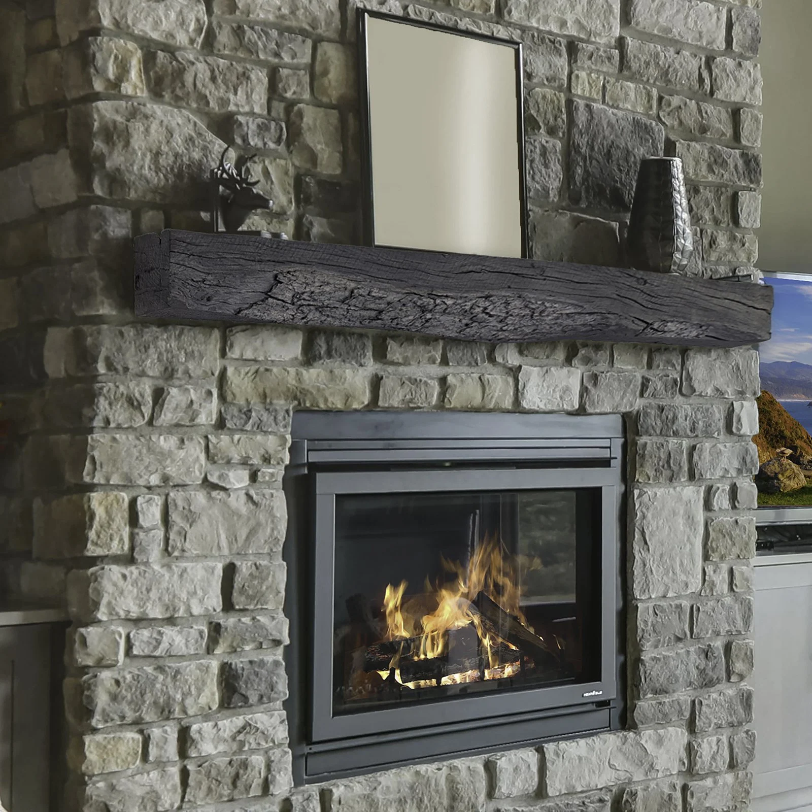 Rickhouse Rustic Mantel Shelf — Lexington Hearth